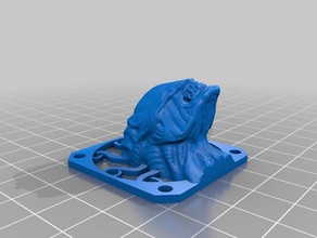 alien 40mm fan cover 3d printer accessories aliens 3d print model - Mito3D
