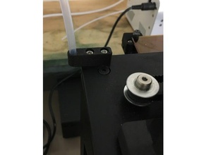 filament feed tube holder makergear 3d printer parts 3d print model - Mito3D