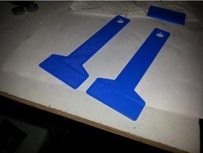 stampante letto raschietto sostituibile stampato lame di due-pezzo manico versione Stampante 3d accessori 3d print model - Mito3D