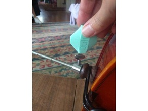 cello bow end pin tightener hand tools bass tail viola violin 3d print model - Mito3D