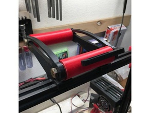 spool-Halter v2 - Schnellwechsel-2020-edition 3d-Drucker Teile 2020 mount filament spool holder tevo tarantula 3d print model - Mito3D