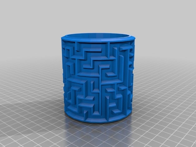 my customized maze cylinder 2 - ramp wall toys & games 3D print model - Mito3D