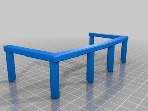 railing stop spices falling off household shelf 3d print model - Mito3D