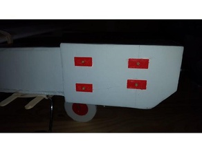 agujero protectores de pincho + tablero la espuma r c vehículos aeronave avión flitetest láminas rc 3d print model - Mito3D