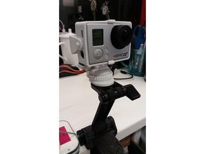 diy gopro bt remote panorama stand electronics 3d print model - Mito3D