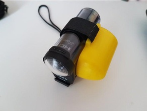 a sony action cam watter float flotador esporte & ao ar livre câmera, ação actioncam watterbottle 3d print model - Mito3D