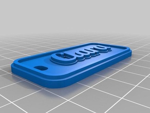 porte cle clara keychains customized 3d print model - Mito3D