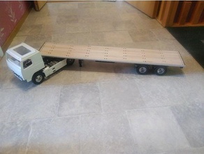 basic trailer project frame parts r c vehicles 1 14 open-rc rc-truck tamiya truck 3d print model - Mito3D