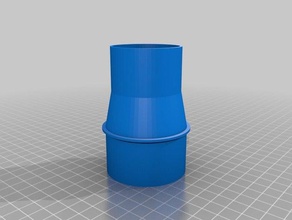 personalizzate il tubo di aspirazione adattatore 575 od x 45 id parti su misura 3d print model - Mito3D
