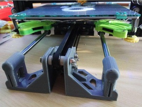 tevo tarantula dual y-Schienen 3d-Drucker Teile y Montageschienen Versteifung 3d print model - Mito3D