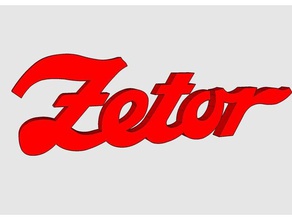 logo zetor signs & logos 3d czech tractor 3d print model - Mito3D