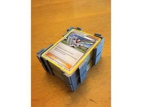 pokemon Karte-Stapler hobby - Karte Karten ein Stück spielen stapelbar 3d print model - Mito3D