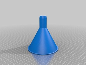 trichter-pet-flaschen Küche und Esszimmer kundengebundene 3d print model - Mito3D