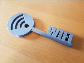 nfc wifi key v2 gadget chiave tag 3d print model - Mito3D