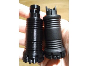 spare part spring operated umbrella replacement parts ersatzteil feder schirm 3d print model - Mito3D