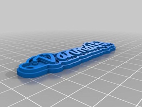 vanmathi llaveros personalizado 3d print model - Mito3D
