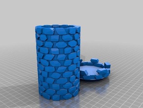 my customized turret 20 buildings & structures 3d print model - Mito3D