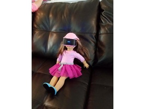 psvr-headset american girl Puppe Spielzeug & game Zubehör doll Kinder-Spielzeug psvr - vr-headset 3d print model - Mito3D