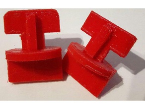 basit perçin kilit parçalar blok kap vidasız 3d print model - Mito3D