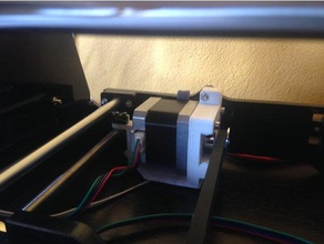 hictop prusa y axis motor holder & endstop mount 3d printer parts 3d print model - Mito3D
