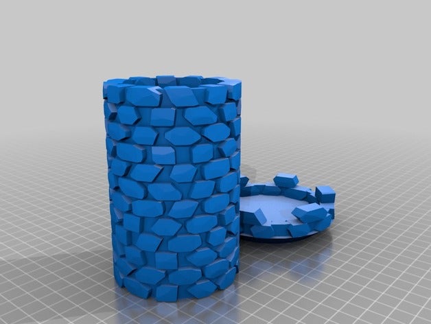 20 özelleştirilmiş taret benim binalar ve yapılar 3D print model - Mito3D