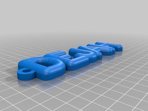 dejah keychain organization customized 3d print model - Mito3D