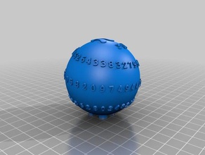 ball pi - high quality math art characters sphere 3d print model - Mito3D