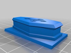 le mdn château ravenloft - cercueil modèle de meubles crypte donjon donjons dragons 3d print model - Mito3D