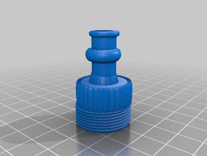 globo de agua adaptador grifo los gadgets 3d print model - Mito3D