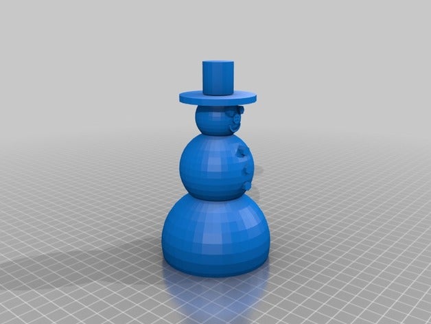 Schneemann mk1 Kreaturen Spaß 3D print model - Mito3D