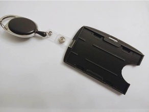 id-Abzeichen-Halter Schlüsselanhänger - Abzeichen Abzeichen-Halter id-Halter 3d print model - Mito3D