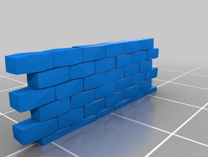 il mio personalizzato incastro a muro edifici e strutture su misura 3d print model - Mito3D
