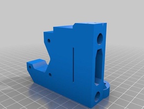 prusa i3 mk2 x-ends verwenden Messing-Trapez-Muttern 3d-Drucker Teile 3d print model - Mito3D