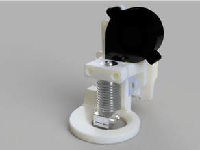 hypercube hurricane fan duct 3d printing bl touch printer 3d print model - Mito3D