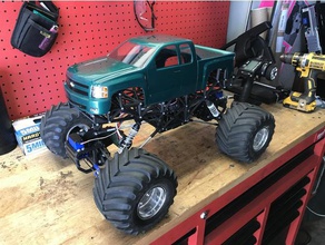 super torrão buster monster truck 3d print model - Mito3D