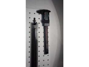 pegboard kaliperi tutucu yan araç sahipleri & kutu 3d print model - Mito3D