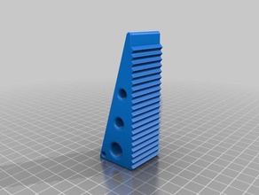 toothy Tür zu stoppen Haushalt Türstopper 3d print model - Mito3D