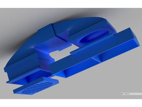 3d printer air filter heated chamber lulzbot taz 5 parts print hepa 3d print model - Mito3D