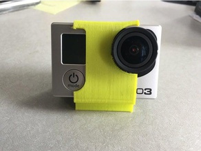 another gopro mount 3d printing hero 3 3d print model - Mito3D