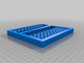 abacus blind math braille japanese soroban 3d print model - Mito3D