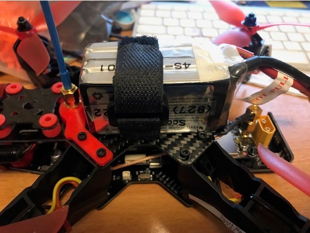 eachine racer 250 pro - vtx antena de refuerzo relocator r c vehículos 3D print model - Mito3D