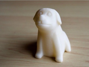 assis chien animaux 3d print model - Mito3D