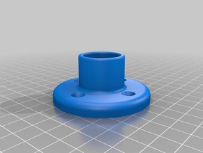 pipeholder 22mm parts fitting pipe fittings holder shell tube 3d print model - Mito3D