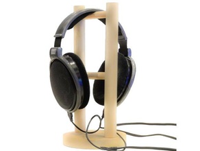 simple headphone stand organization 3d print model - Mito3D