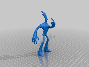 poste klaymen sculture argilla video pc gaming neverhood 3d print model - Mito3D