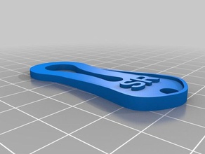 sr cart token - keychain keychains customized 3d print model - Mito3D