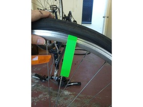 neumático de la bici palanca fácil impresión herramientas mano bicicletas reparación los neumáticos 3d print model - Mito3D