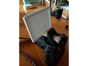 diffuseur flash - difusor de la cámara canon luz 3d print model - Mito3D