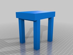 hoher Tisch Bau-Spielzeug 3d print model - Mito3D