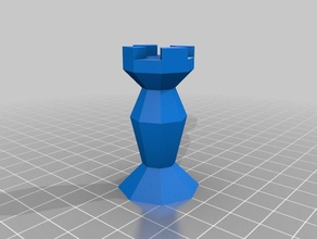 torre de ajedrez el 3d print model - Mito3D